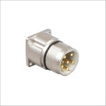 M23 right angle round plug connector